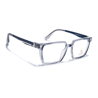 Eyejack Transparent Grey Wayfarer Eyeglasses for Men & Women (162005FCL2490)