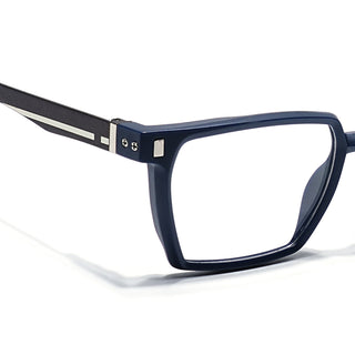 Eyejack Blue Wayfarer Eyeglasses for Men & Women (162005FCL2491)