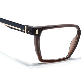 Eyejack Brown Wayfarer Eyeglasses for Men & Women (162005FCL2494)
