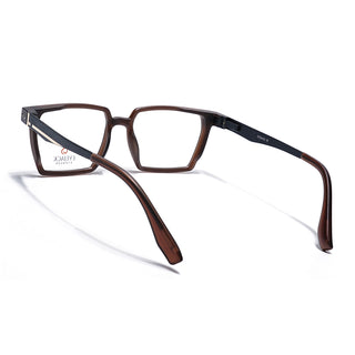 Eyejack Brown Wayfarer Eyeglasses for Men & Women (162005FCL2494)