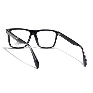 Eyejack Shine Black Wayfarer Eyeglasses for Men & Women (163001FCL2237)