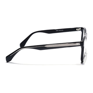 Eyejack Shine Black Wayfarer Eyeglasses for Men & Women (163001FCL2237)