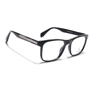 Eyejack Shine Black Wayfarer Eyeglasses for Men & Women (163003FCL2253)