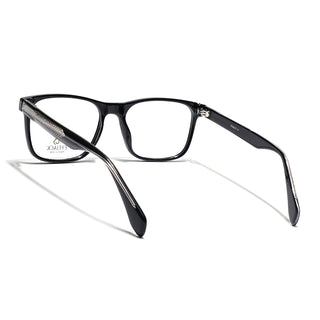 Eyejack Shine Black Wayfarer Eyeglasses for Men & Women (163003FCL2253)