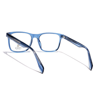 Eyejack Blue Wayfarer Eyeglasses for Men & Women (163003FCL2257)