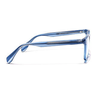 Eyejack Blue Wayfarer Eyeglasses for Men & Women (163003FCL2257)