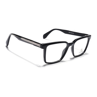 Eyejack Shine Black Wayfarer Eyeglasses for Men & Women (163006FCL2277)