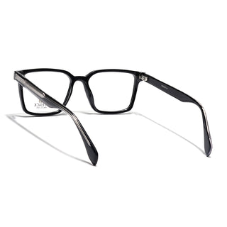 Eyejack Shine Black Wayfarer Eyeglasses for Men & Women (163006FCL2277)