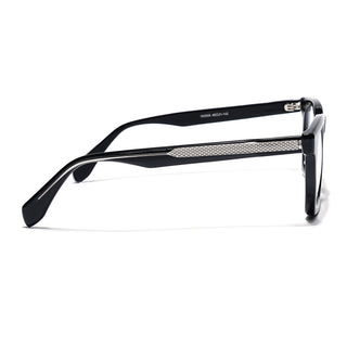 Eyejack Shine Black Wayfarer Eyeglasses for Men & Women (163008FCL2293)