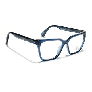 Eyejack Blue Wayfarer Eyeglasses for Men & Women (163009FCL2305)