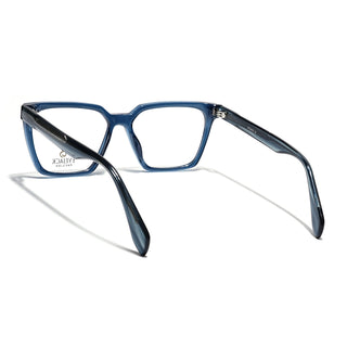 Eyejack Blue Wayfarer Eyeglasses for Men & Women (163009FCL2305)