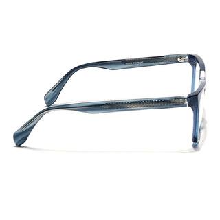 Eyejack Blue Wayfarer Eyeglasses for Men & Women (163009FCL2305)