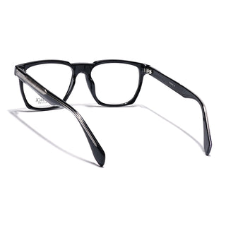 Eyejack Shine Black Wayfarer Eyeglasses for Men & Women (163010FCL2309)