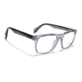 Eyejack Grey Wayfarer Eyeglasses for Men & Women (163010FCL2310)