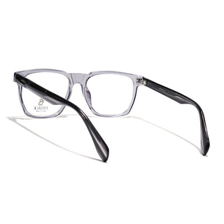 Eyejack Grey Wayfarer Eyeglasses for Men & Women (163010FCL2310)