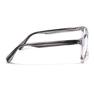 Eyejack Grey Wayfarer Eyeglasses for Men & Women (163010FCL2310)