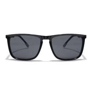 Eyejack Square Sunglasses for Men & Women (Black Lens | Black Frame - 17001PCL744)