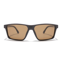 Eyejack Rectangle Polarized Sunglasses for Men & Women (Brown Lens | Brown Frame - 17003PCL751)