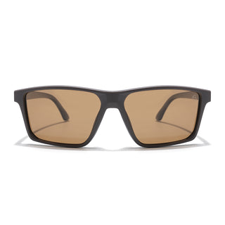 Eyejack Rectangle Sunglasses for Men & Women (Brown Lens | Brown Frame - 17003PCL751)