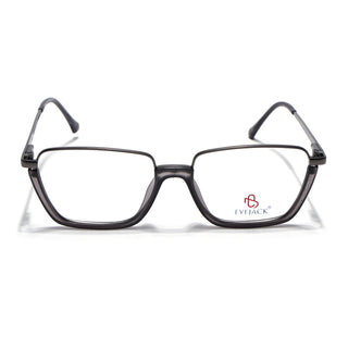 Eyejack Skyline Grey Square Eyeglasses for Men & Women (170203FCL1998-C3)