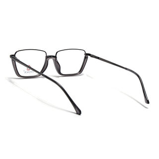 Eyejack Skyline Grey Square Eyeglasses for Men & Women (170203FCL1998-C3)
