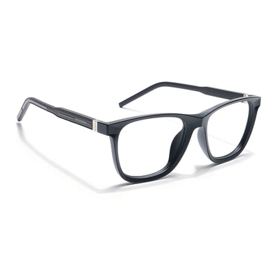 Eyejack Photochromic Matt Black Square Eyeglasses for Men & Women (18004CL592-C2)