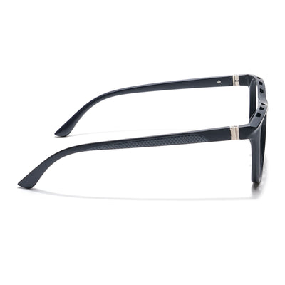 Eyejack Photochromic Matt Black Square Eyeglasses for Men & Women (18011CL594-C2)