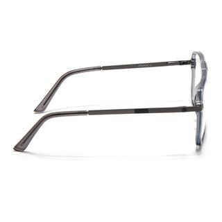 EyeJack Titex Shine Grey Wayfarer Eyeglasses for Men & Women (18901CL253-C5)