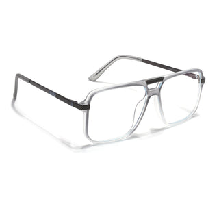 EyeJack Titex Matt Grey Wayfarer Eyeglasses for Men & Women (18901CL254-C6)