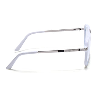 EyeJack Titex White Wayfarer Eyeglasses for Men & Women (18901CL256-C8)