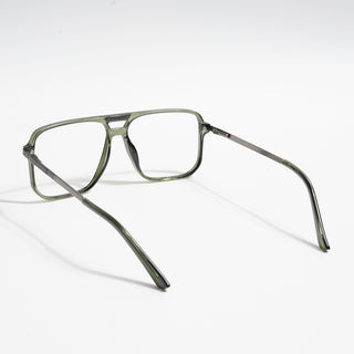 EyeJack Titex Green Wayfarer Eyeglasses for Men & Women (18901CL257-C9)