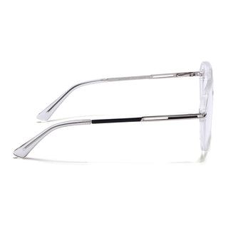 EyeJack Titex Transparent Wayfarer Eyeglasses for Men & Women (18902CL266-C7)