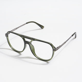 EyeJack Titex Green Wayfarer Eyeglasses for Men & Women (18902CL267-C8)