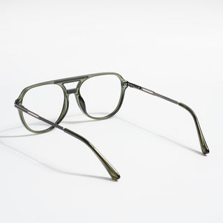 EyeJack Titex Green Wayfarer Eyeglasses for Men & Women (18902CL267-C8)