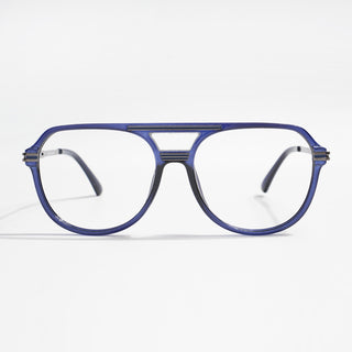 EyeJack Titex Blue Wayfarer Eyeglasses for Men & Women (18902CL268-C9)