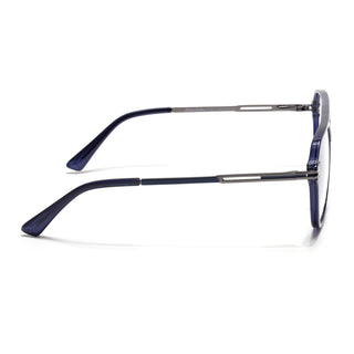 EyeJack Titex Blue Wayfarer Eyeglasses for Men & Women (18902CL268-C9)