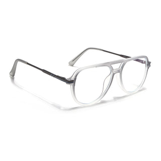 EyeJack Titex Matt Grey Wayfarer Eyeglasses for Men & Women (18903CL353-C6)