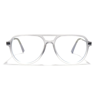 EyeJack Titex Matt Grey Wayfarer Eyeglasses for Men & Women (18903CL353-C6)