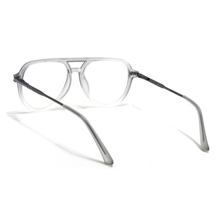 EyeJack Titex Matt Grey Wayfarer Eyeglasses for Men & Women (18903CL353-C6)