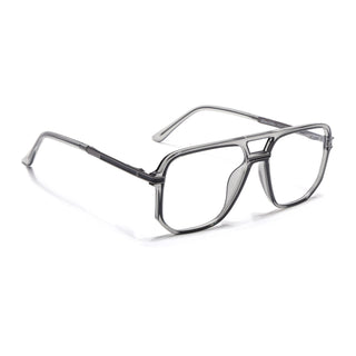 EyeJack Titex Shine Grey Wayfarer Eyeglasses for Men & Women (18904CL274-C5)