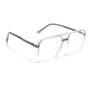 EyeJack Titex Matt Grey Wayfarer Eyeglasses for Men & Women (18904CL275-C6)