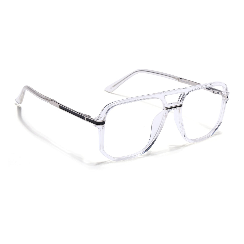 EyeJack Titex Transparent Wayfarer Eyeglasses for Men & Women (18904CL ...