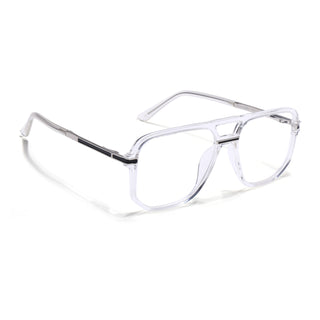EyeJack Titex Transparent Wayfarer Eyeglasses for Men & Women (18904CL276-C7)