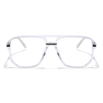 EyeJack Titex Transparent Wayfarer Eyeglasses for Men & Women (18904CL276-C7)