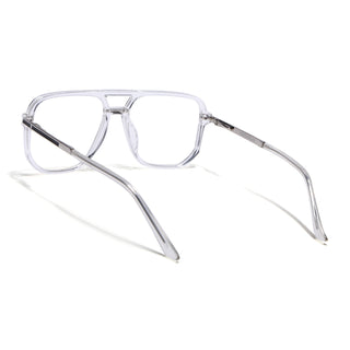 EyeJack Titex Transparent Wayfarer Eyeglasses for Men & Women (18904CL276-C7)