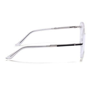 EyeJack Titex Transparent Wayfarer Eyeglasses for Men & Women (18904CL276-C7)