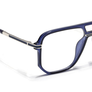 EyeJack Titex Blue Wayfarer Eyeglasses for Men & Women (18904CL279-C10)