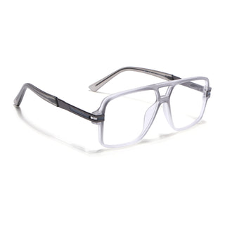 EyeJack Titex Matt Grey Wayfarer Eyeglasses for Men & Women (18905CL286-C6)