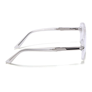 EyeJack Titex Transparent Wayfarer Eyeglasses for Men & Women (18905CL287-C7)