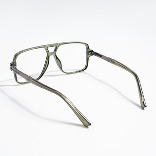 EyeJack Titex Green Wayfarer Eyeglasses for Men & Women (18905CL289-C9)